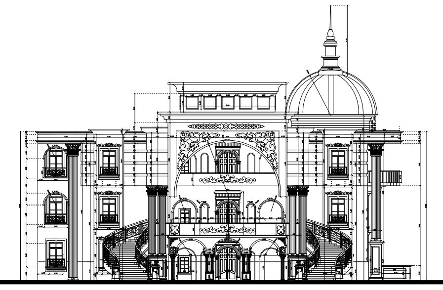 تصميم فيلا كلاسيك