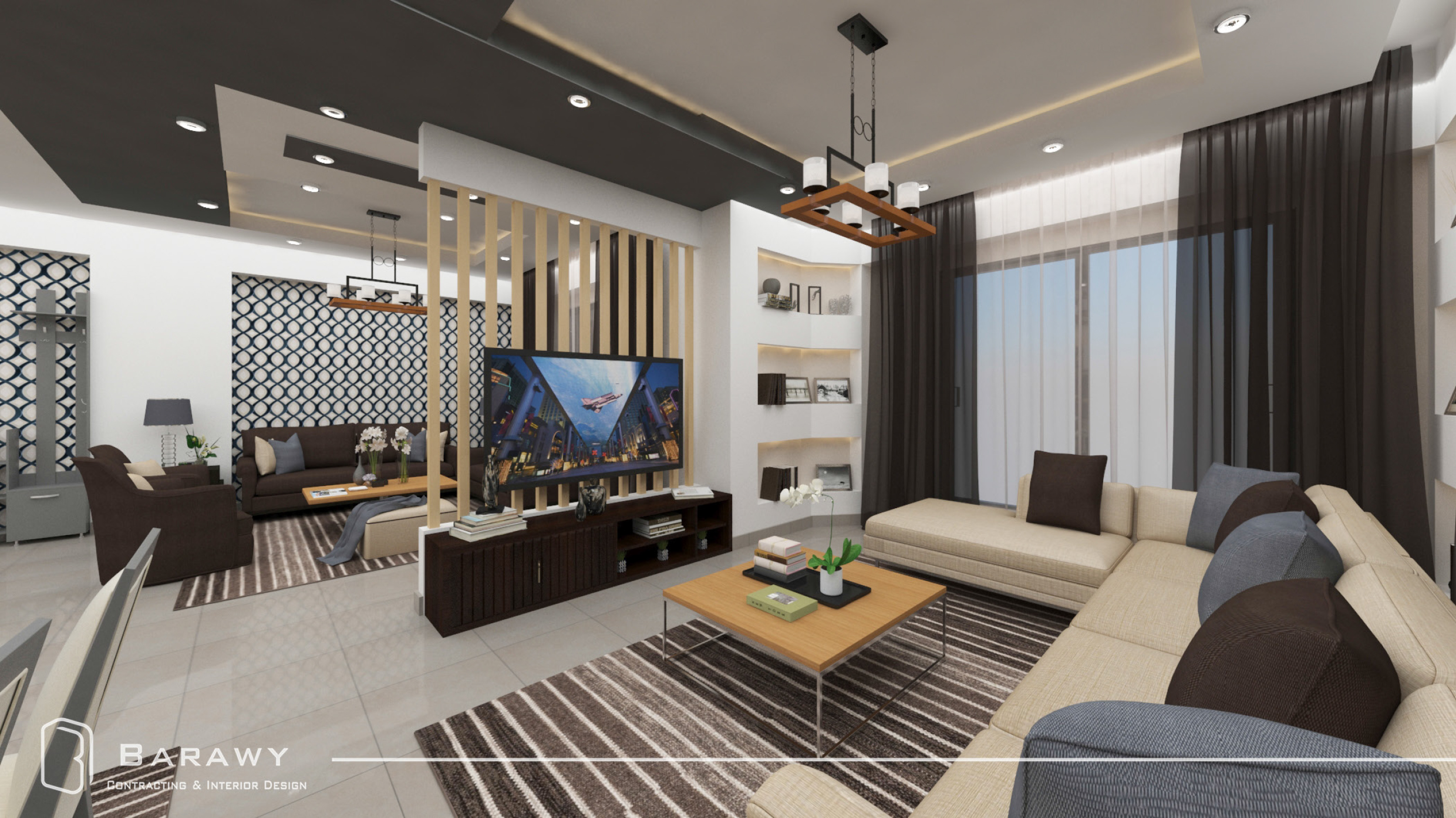 تشطيبات ريسيبشن عصرية